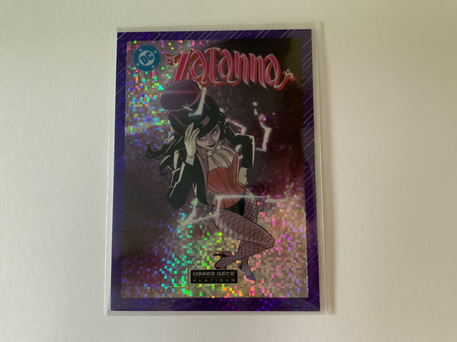 2026 Upper Deck DC Platinum Cover Variant Purple Pixel Zatanna