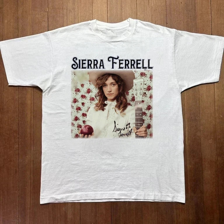 NEW Rare SIERRA FERRELL SIGNED White All Size Gift Shirt TMB6861