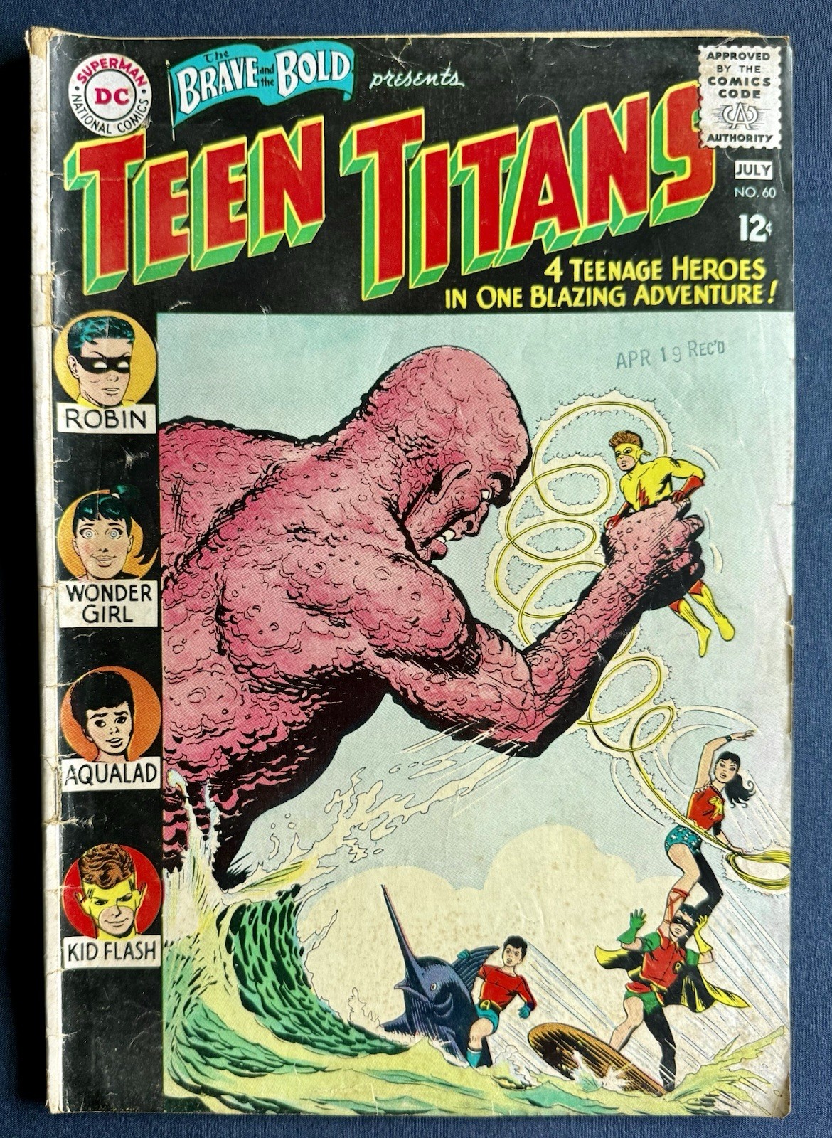 Brave and the Bold #60 DC 1965 Silver Age Key 2nd Teen Titans App Good Condition
