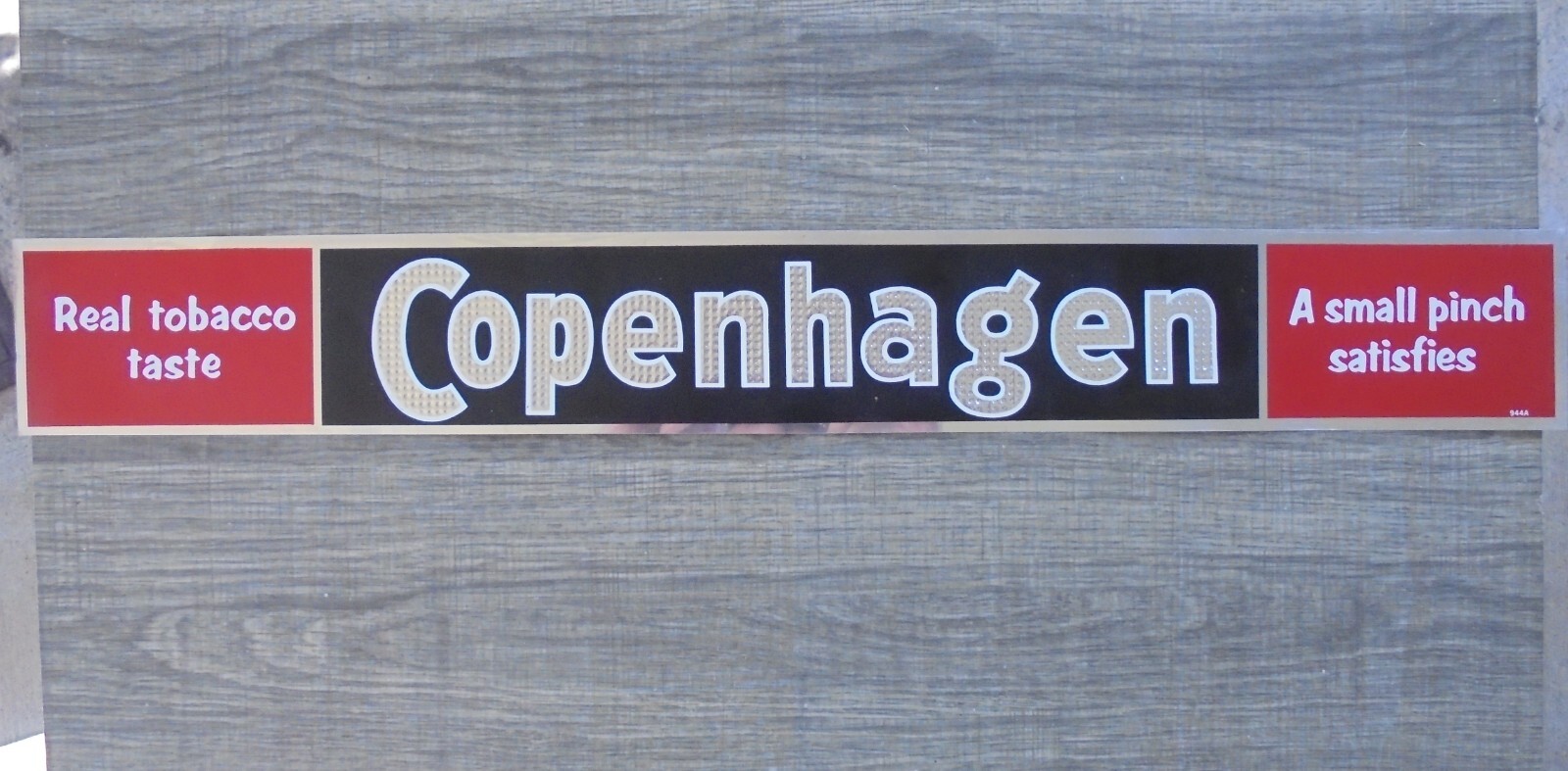 RARE VINTAGE  COPENHAGEN SNUFF THIN ALUMINUM RETAIL SIGN 24