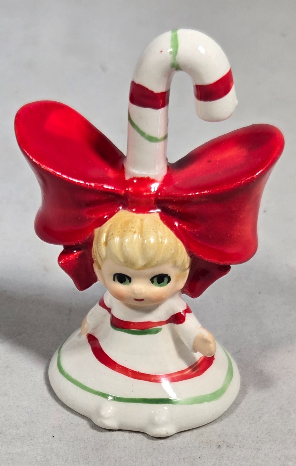 LEFTON CANDY CAN RED BOW GIRL BELL 3\