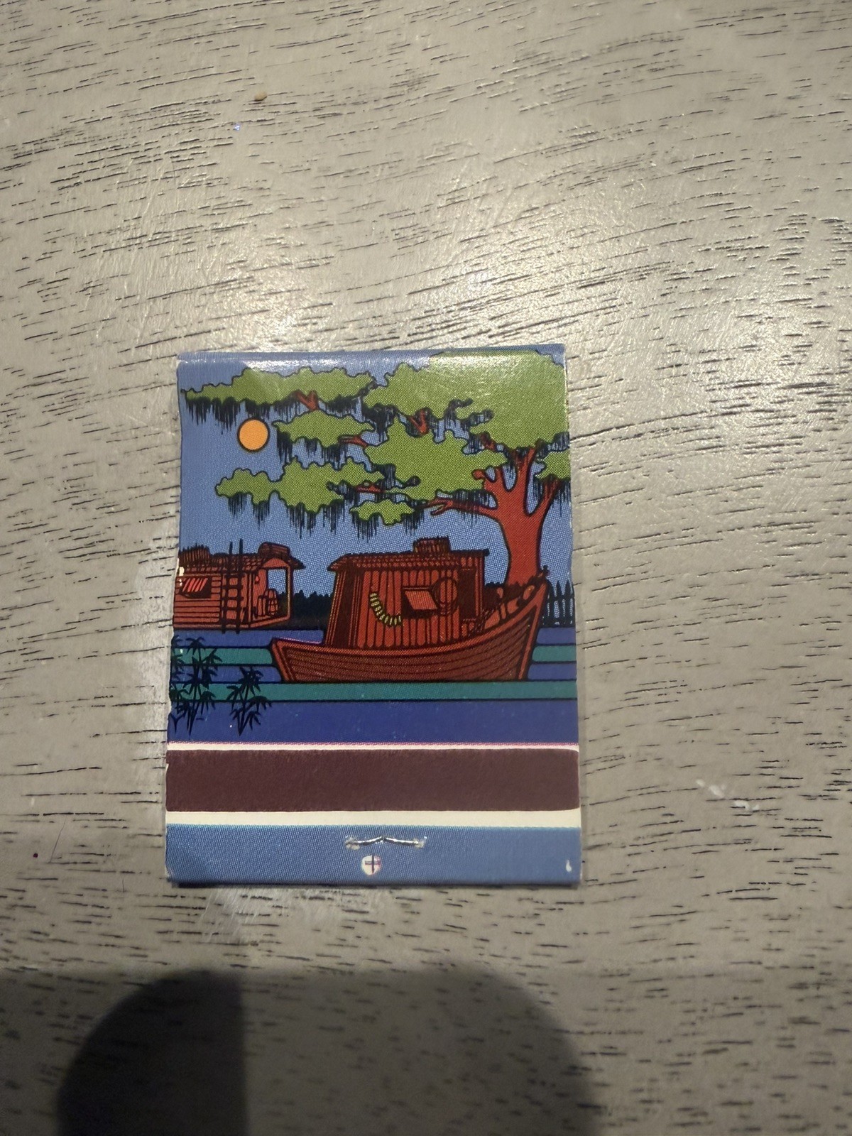 Rare Vintage Matchbook Blue Bayou New Orleans Square Disneyland Matches Unstruck