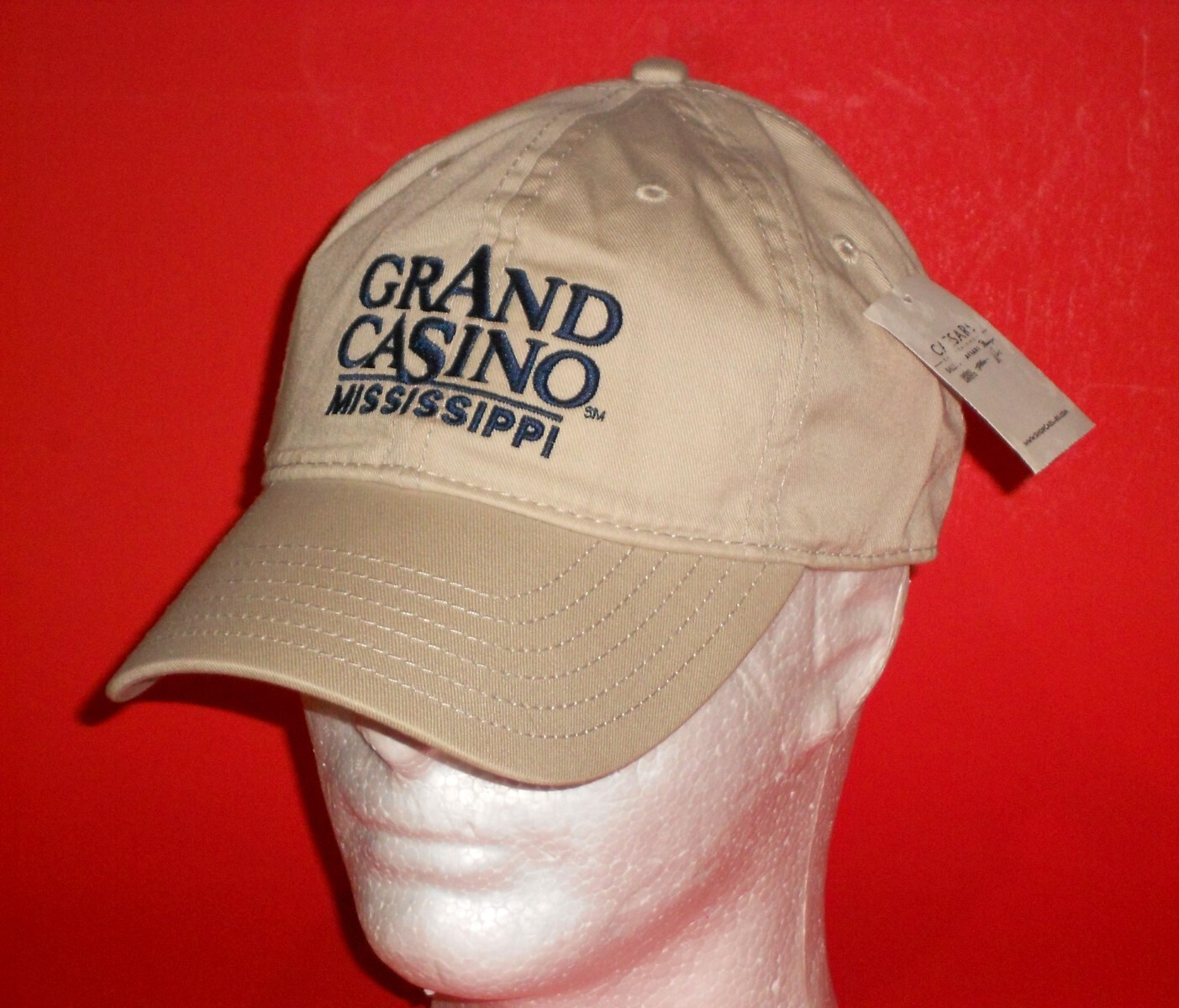 Grand Casino Mississippi Cap Ballys Caesars Shop Embroidered Adj Strap New Other