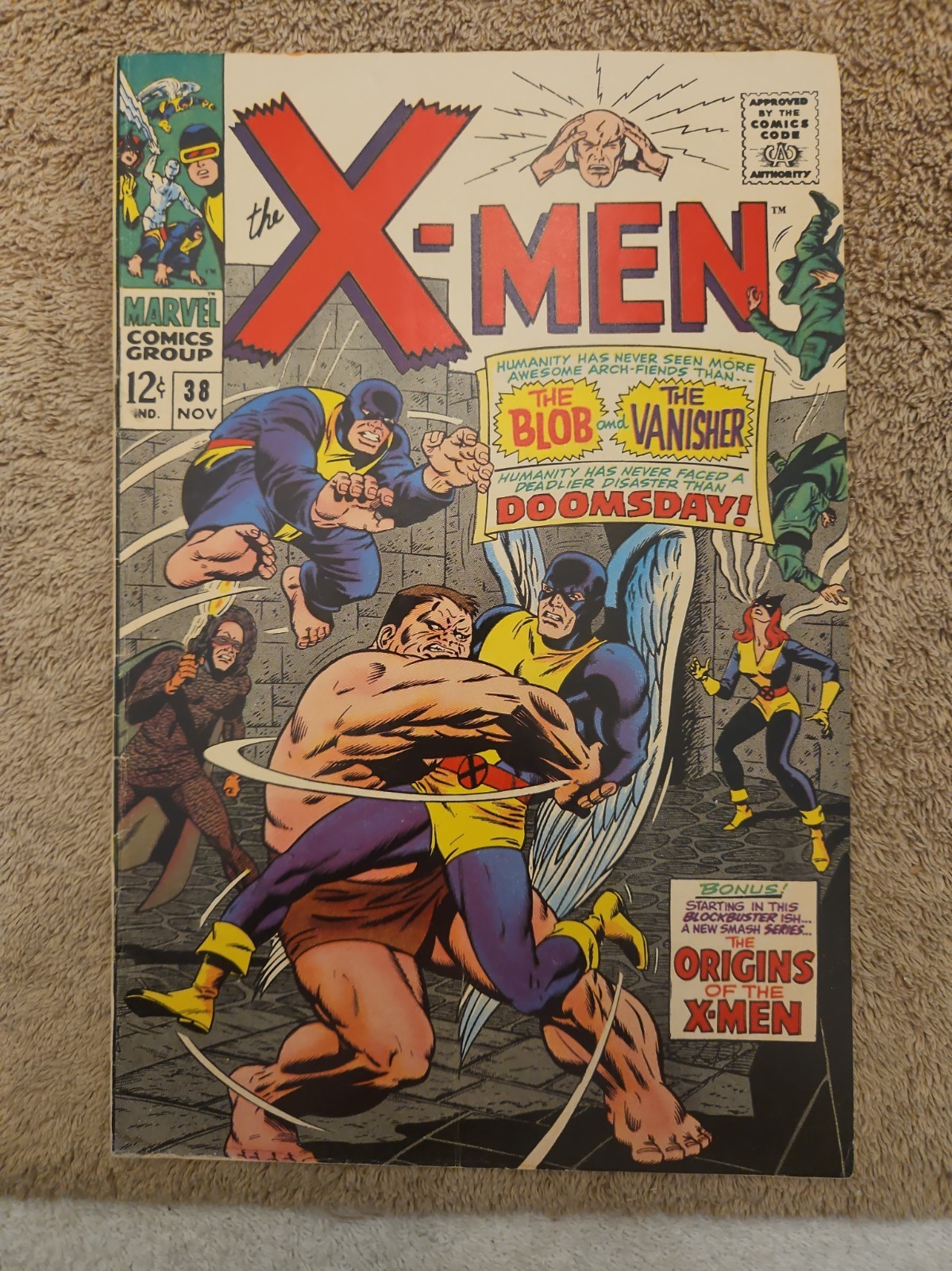 The X-Men #38 (Marvel Comics November 1967)