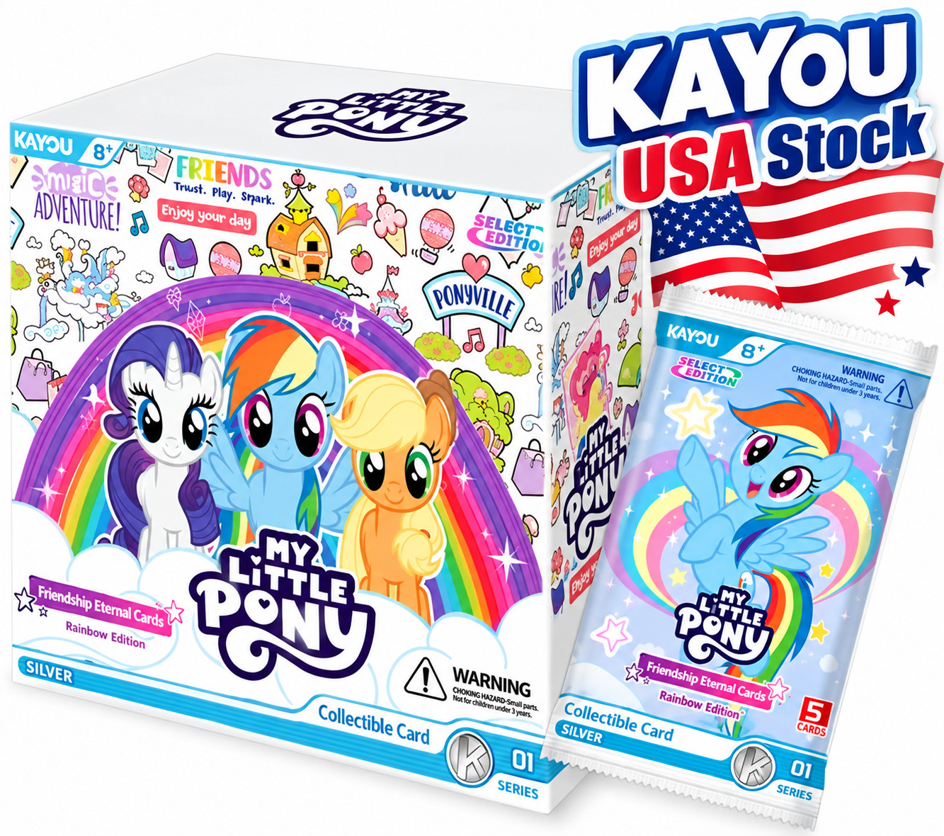 Kayou My Little Pony Friendship Eternal Cards Rainbow Series 1 Box 20 Packs