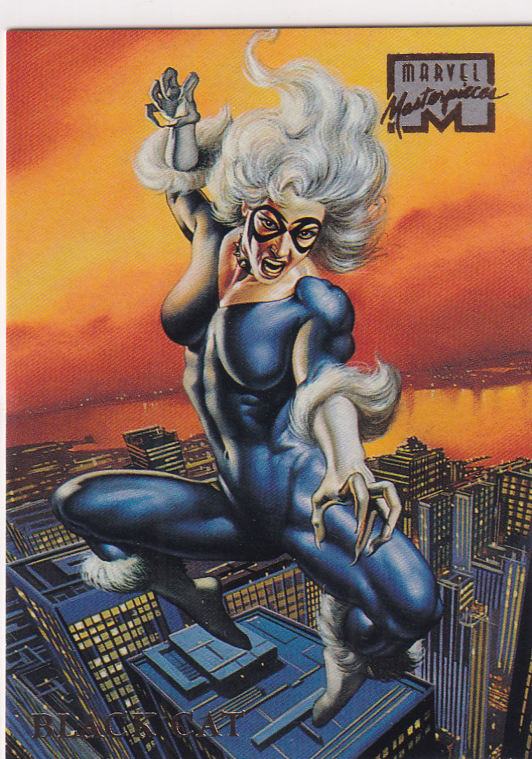 1996 Fleer/Skybox Marvel Masterpieces Black Cat #4 Boris