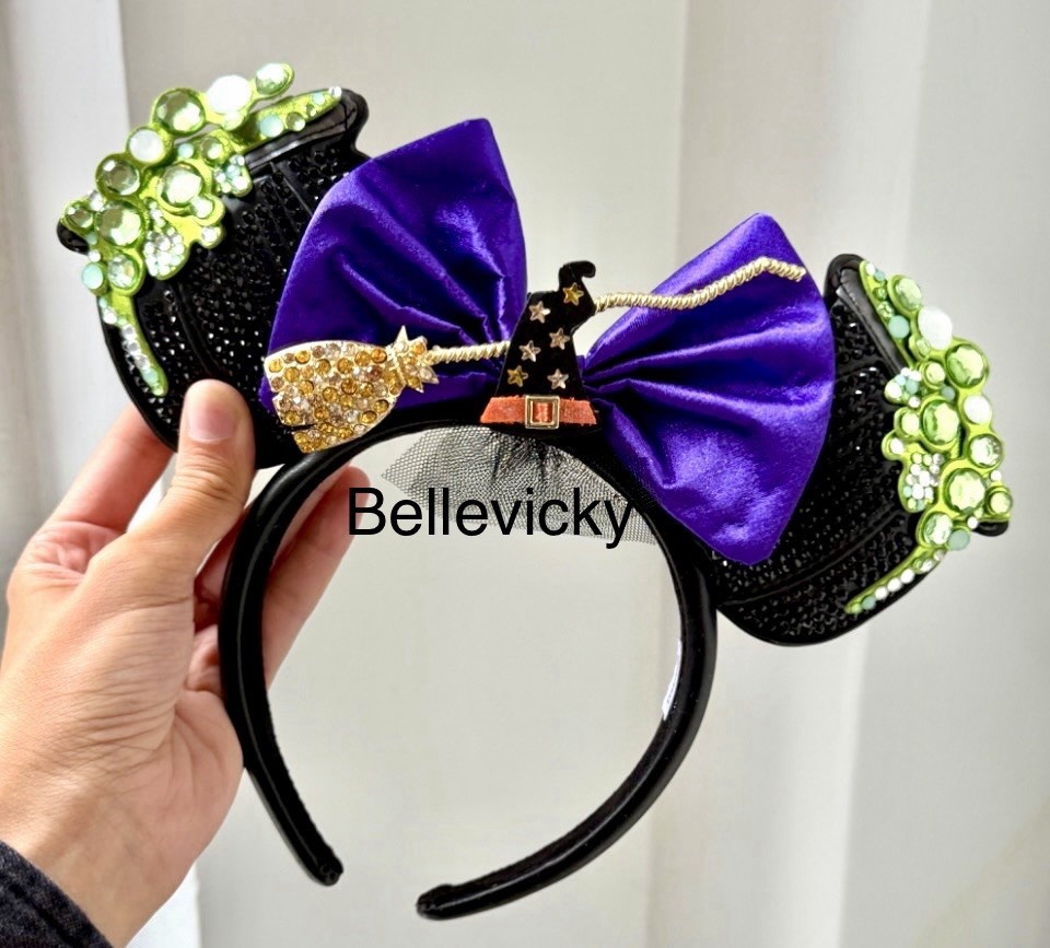 NEW 2026 BaubleBar Disney Minnie Witch Cauldron Halloween Ears Headband SOLD OUT