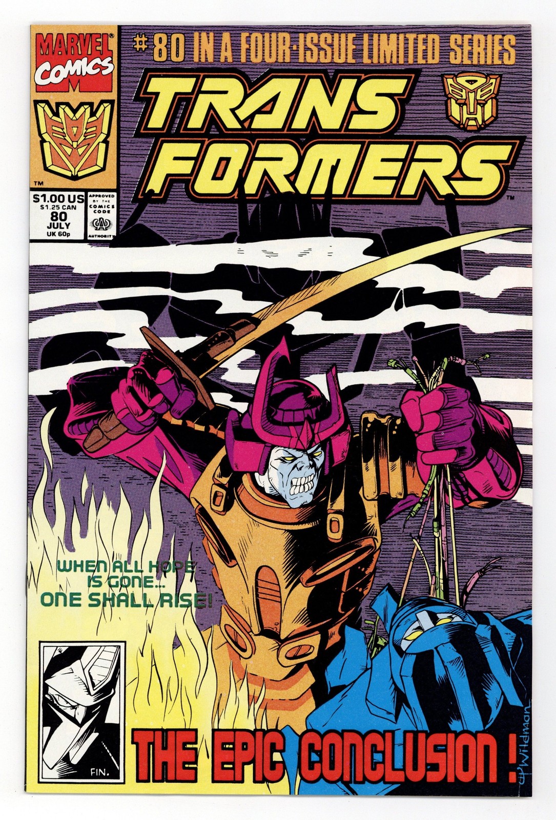 Transformers #80D FN- 5.5 1991