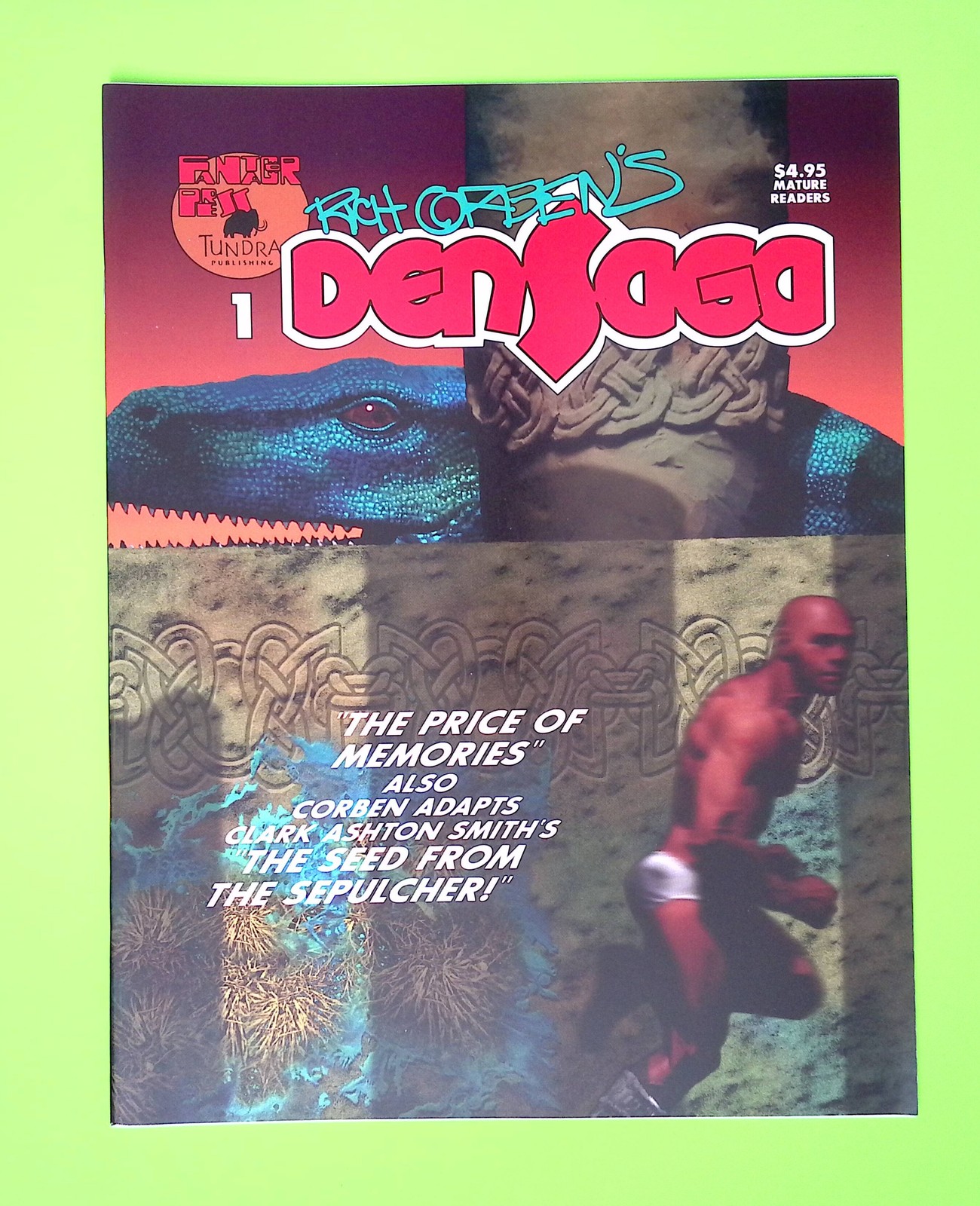 DenSaga #1 1992 Fantagor Press High Grade Comic Book MG38-2