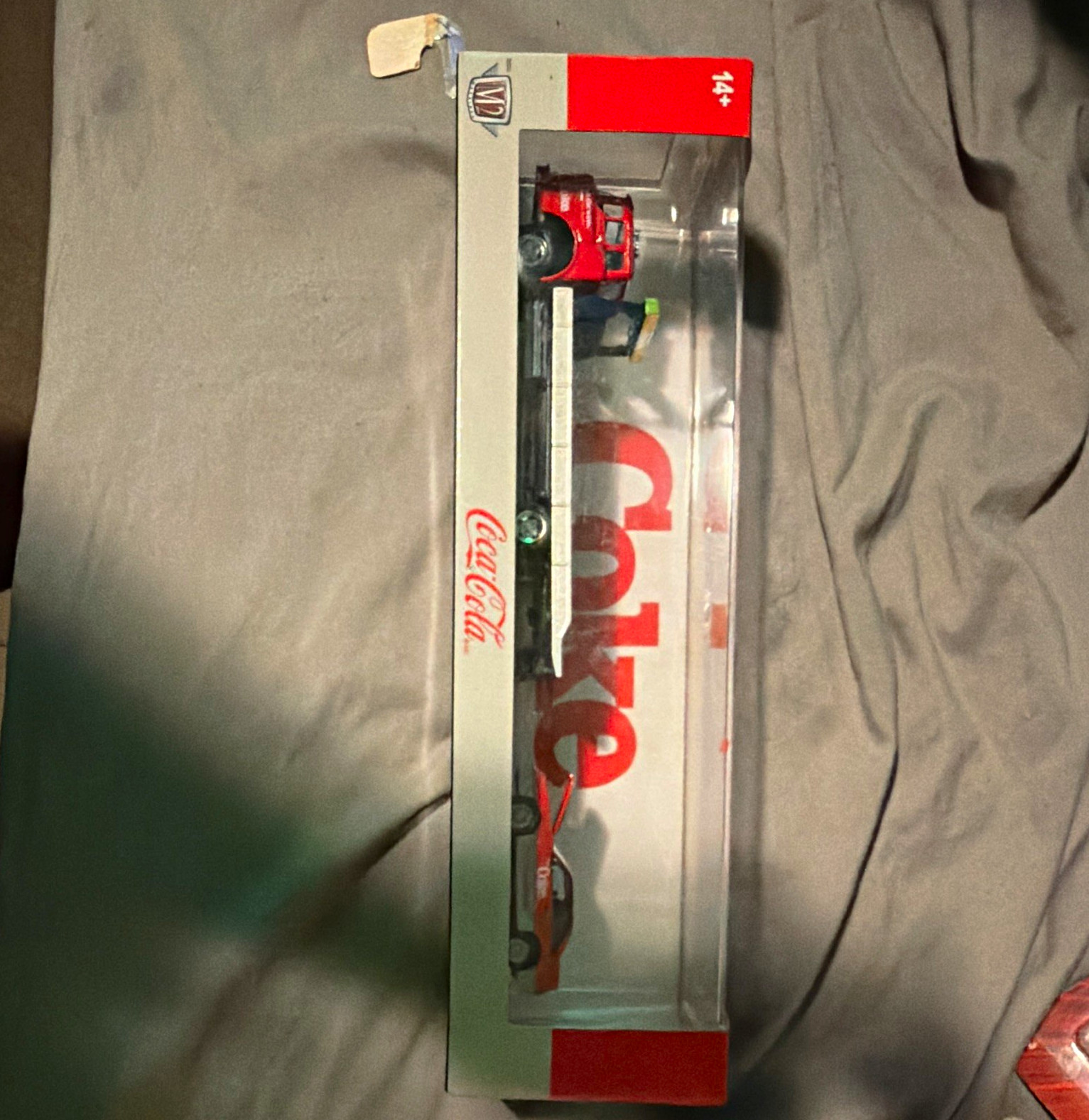 M2 Coca-Cola Diecast Truck & Car Model Set, Soda Theme, Red/White, Boxed