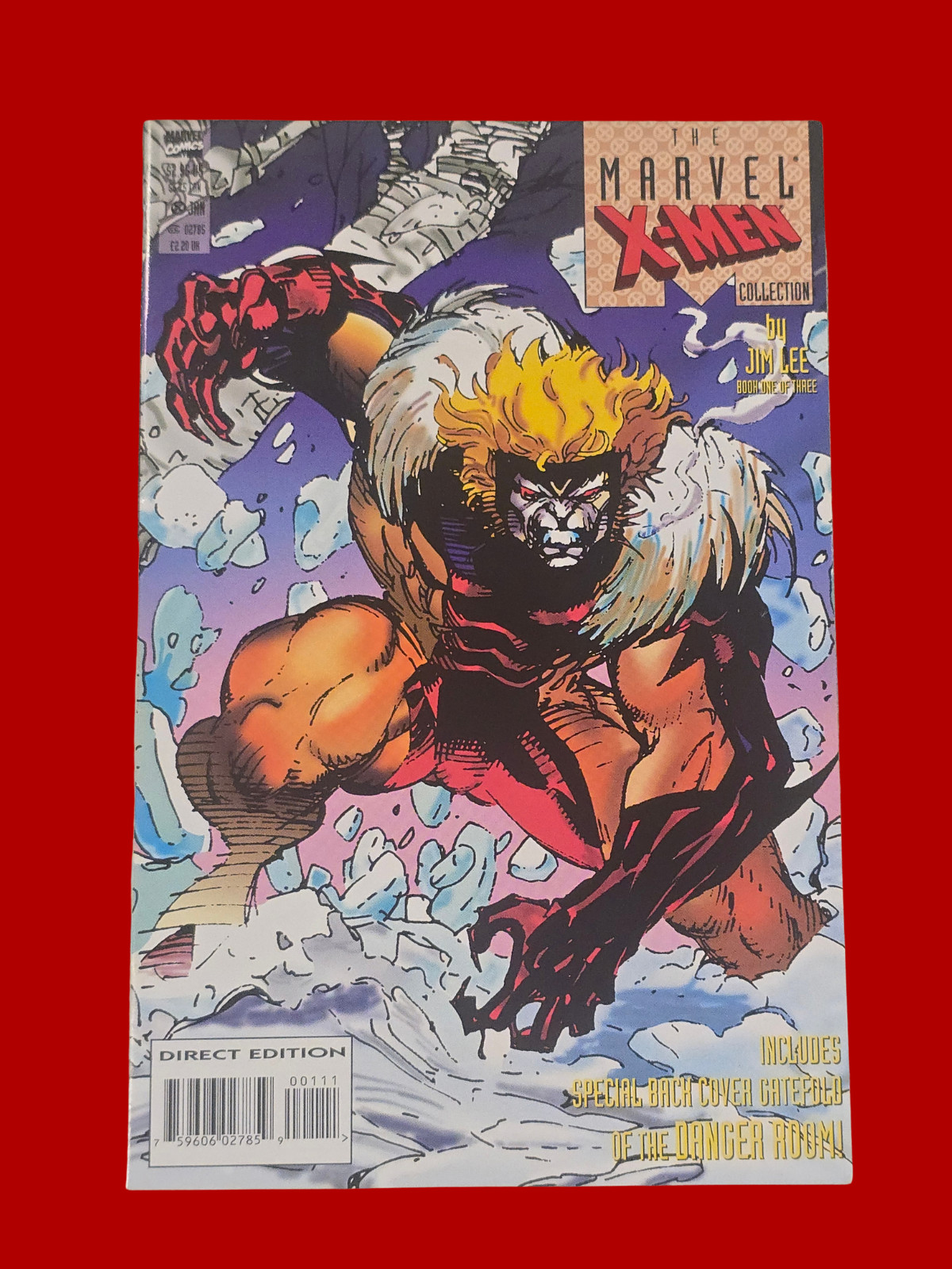 The Marvel X-Men Collection #1 Jim Lee 1994 Direct Edition Sabretooth