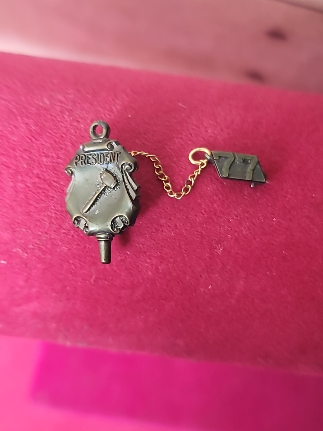 Vintage Bronze Jostens Service, Award Pin/Charm Service Lapel Pin \