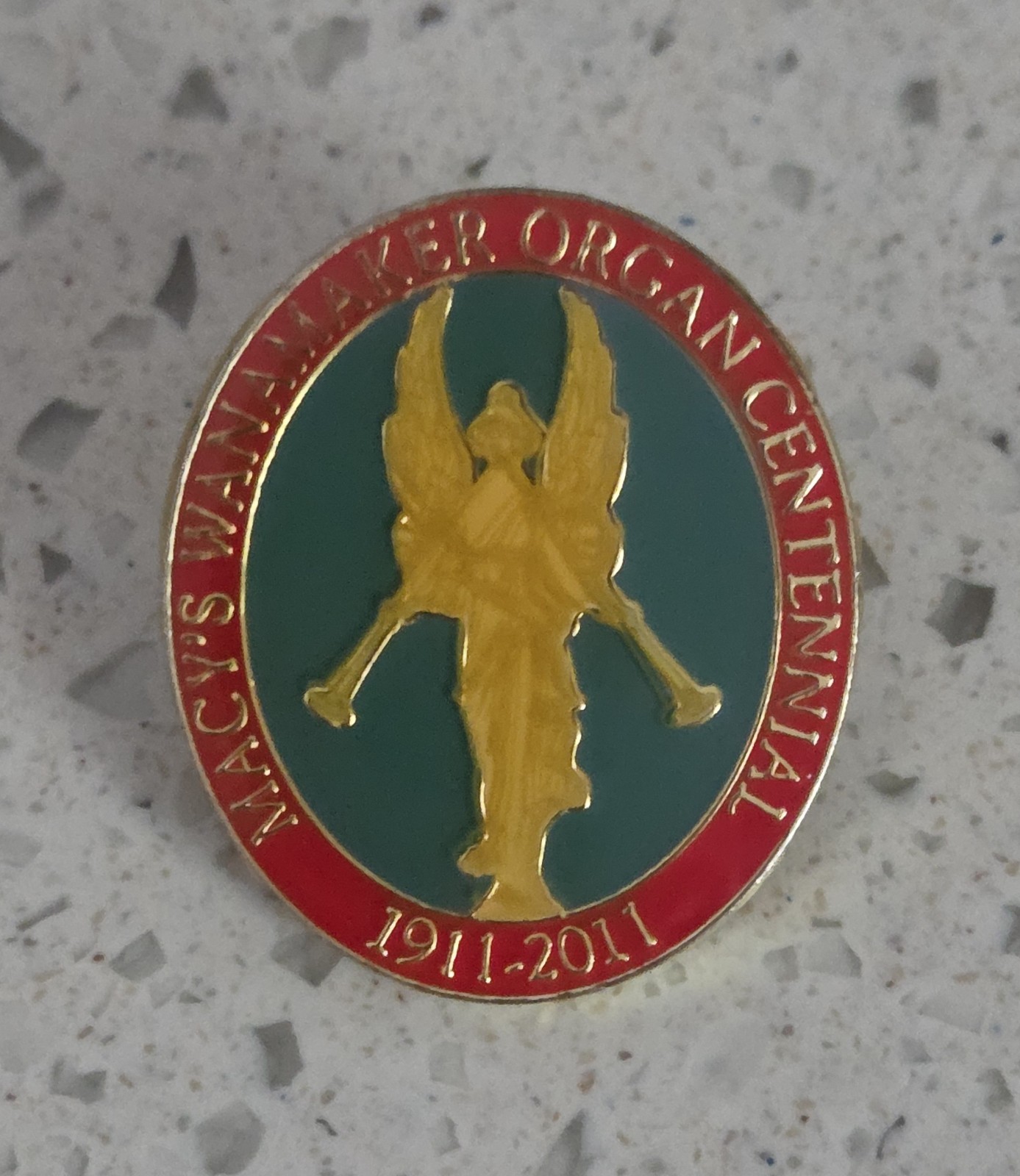 Wanamaker Organ Lapel Pin From 2011 Centennial Celebration -- VERY RARE