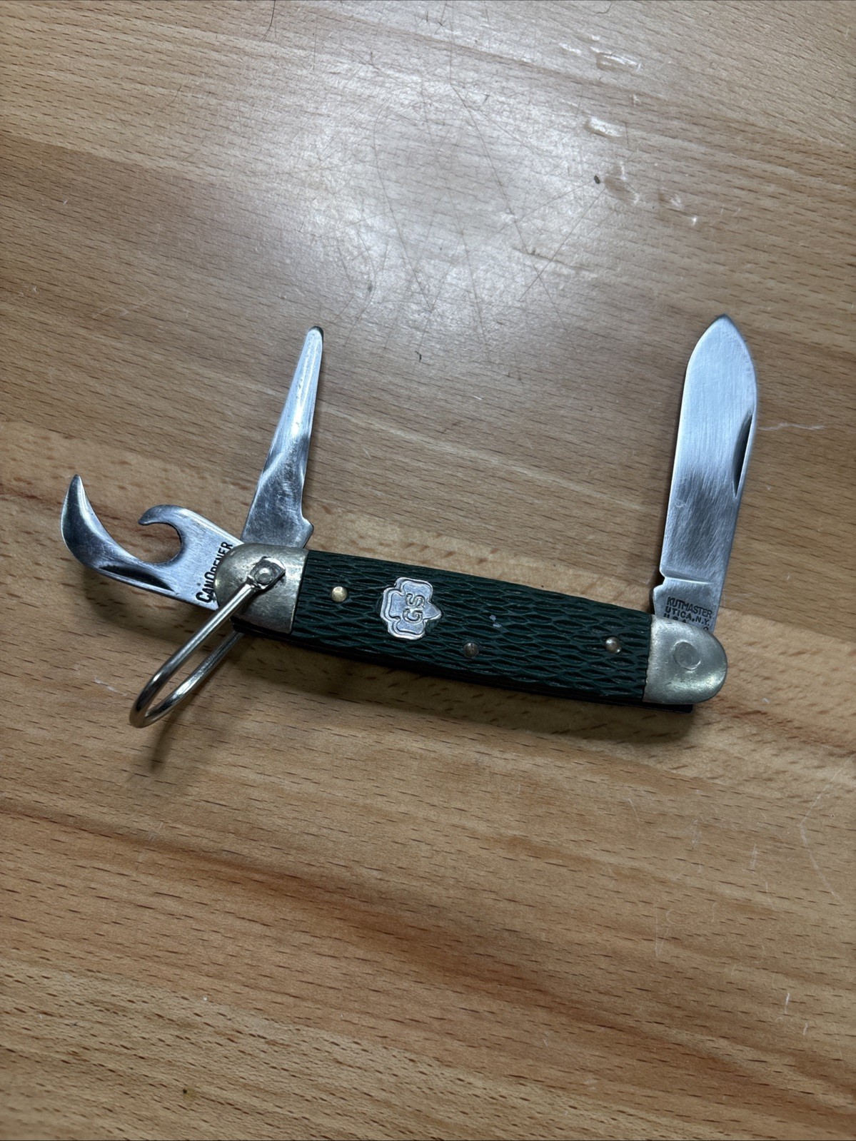 Vintage 1960s Kutmaster Utica Girl Scout Camp Knife Missing Bottle Opener READ