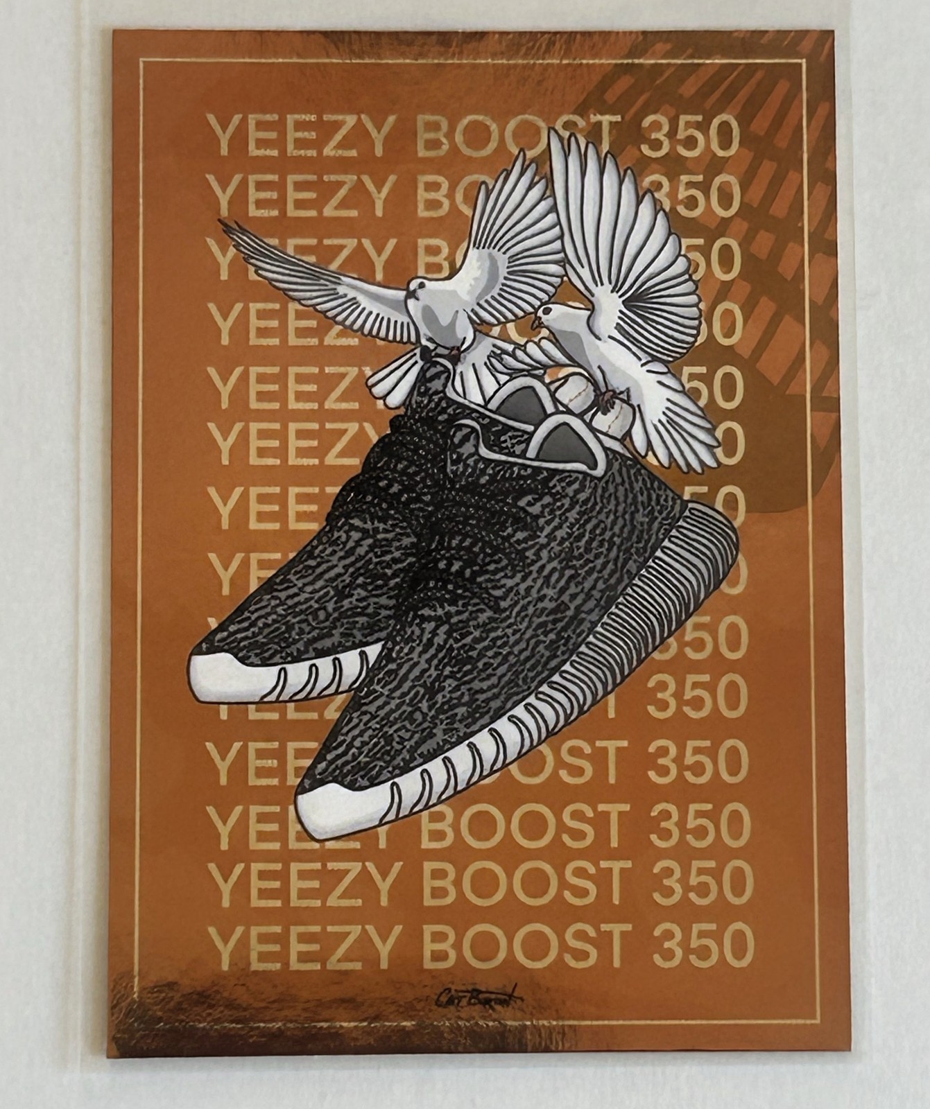 2022 panini x foot locker sneakers collabs | kanye west adidas yeezy 350 turtle