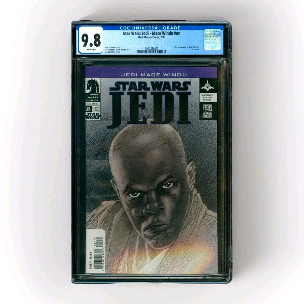 Star Wars Jedi Mace Windu #1 CGC 9.8 1st App Appearance Asajj Ventress 
