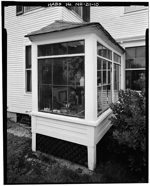 Photo:Marlborough New Hampshire Solon W Stone House 1900s Sun Room Detail