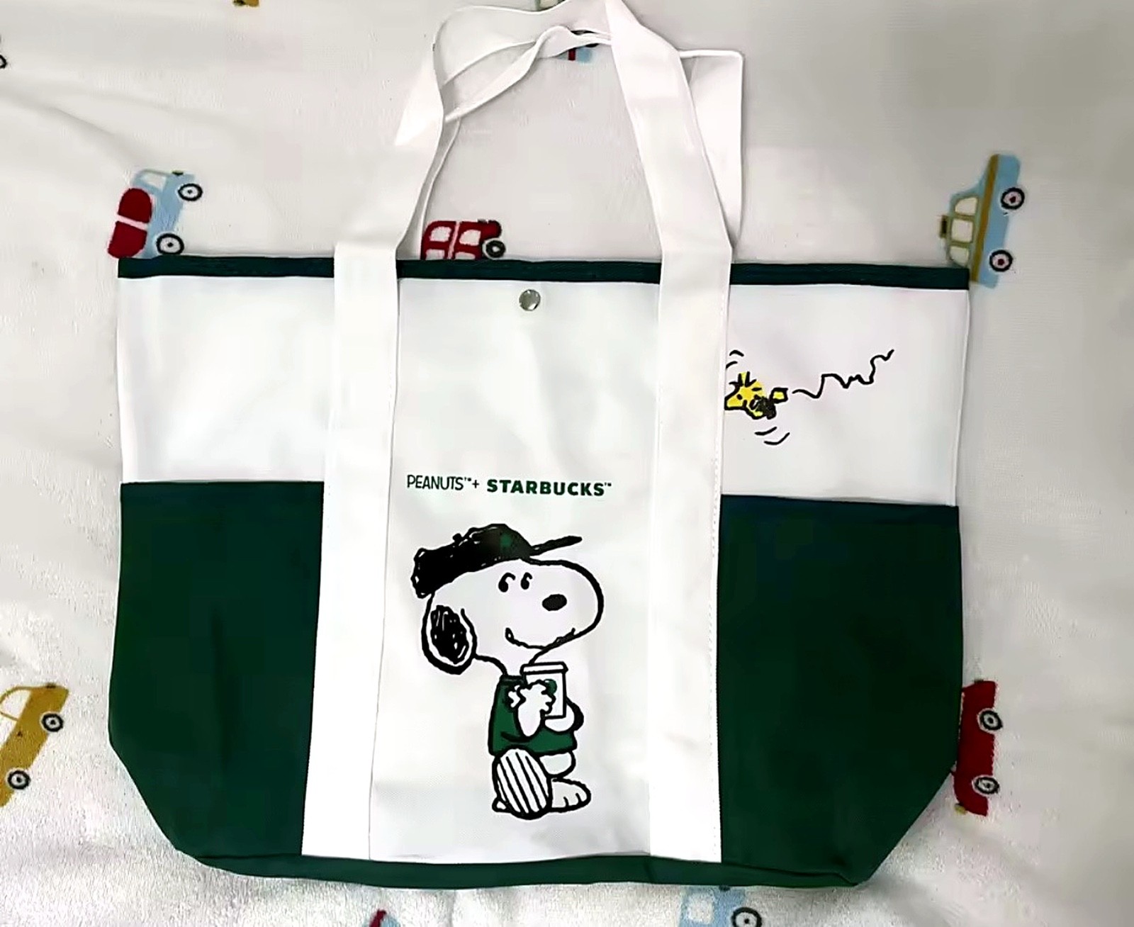 2026 Starbucks x Peanuts Snoopy 100% Authentic Tote bag Limited edition
