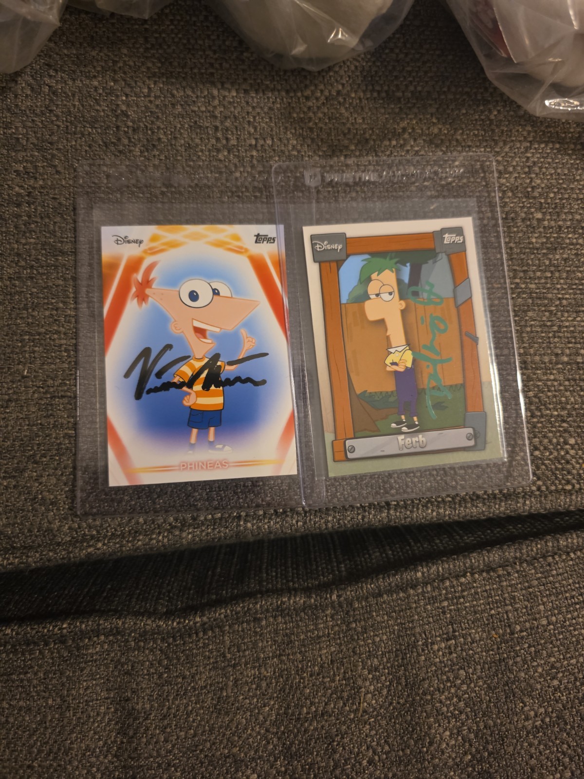 Vincent Martella Signed 2026 Topps David Errigo Jr Phineas And Ferb JSA 