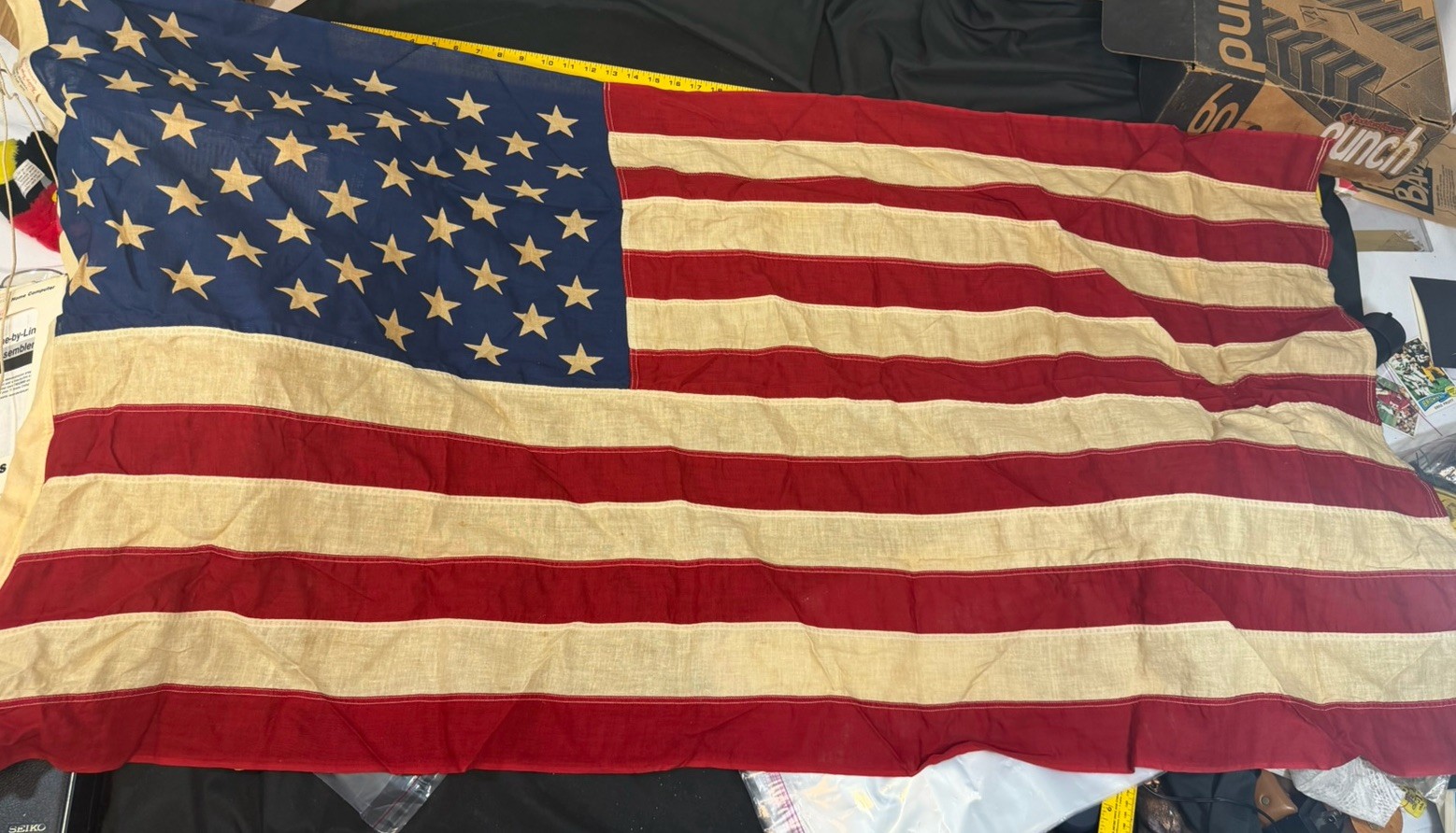 Vintage Valley Forge American Flag 50 Star USA Rustic 3x5 Ft Pioneer Grade Vintage Valley Forge American Flag 50 Star USA Rustic 3x5 Ft Pioneer Grade
