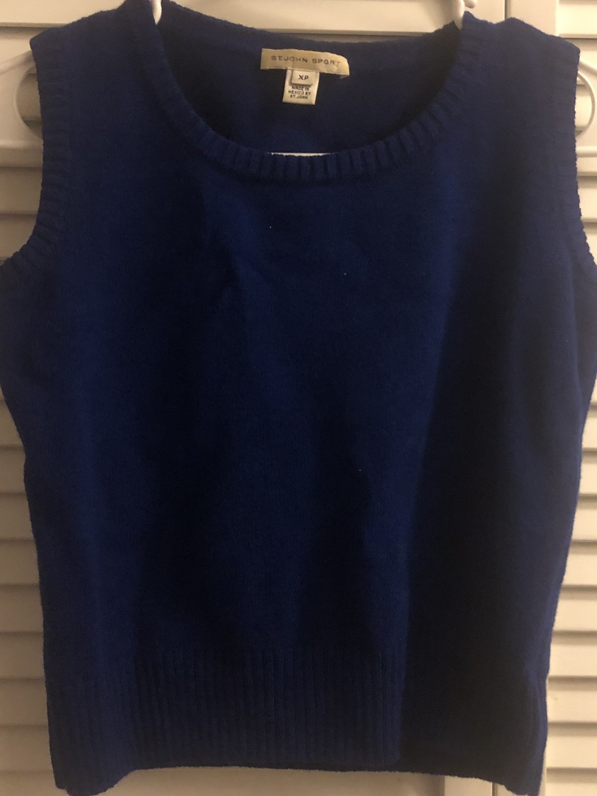 Vintage St. John Sport Sweater Tank Top Sz Small