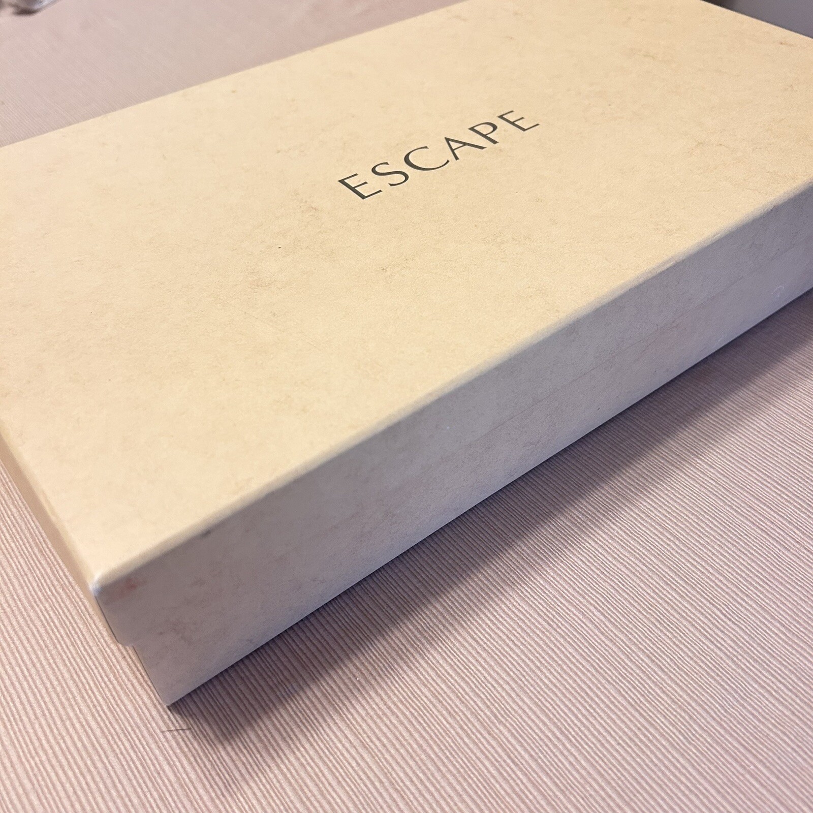 VTG 90’s Perfume Box [Only] ESCAPE Calvin Klein Gift Style Cardboard Package/Lid