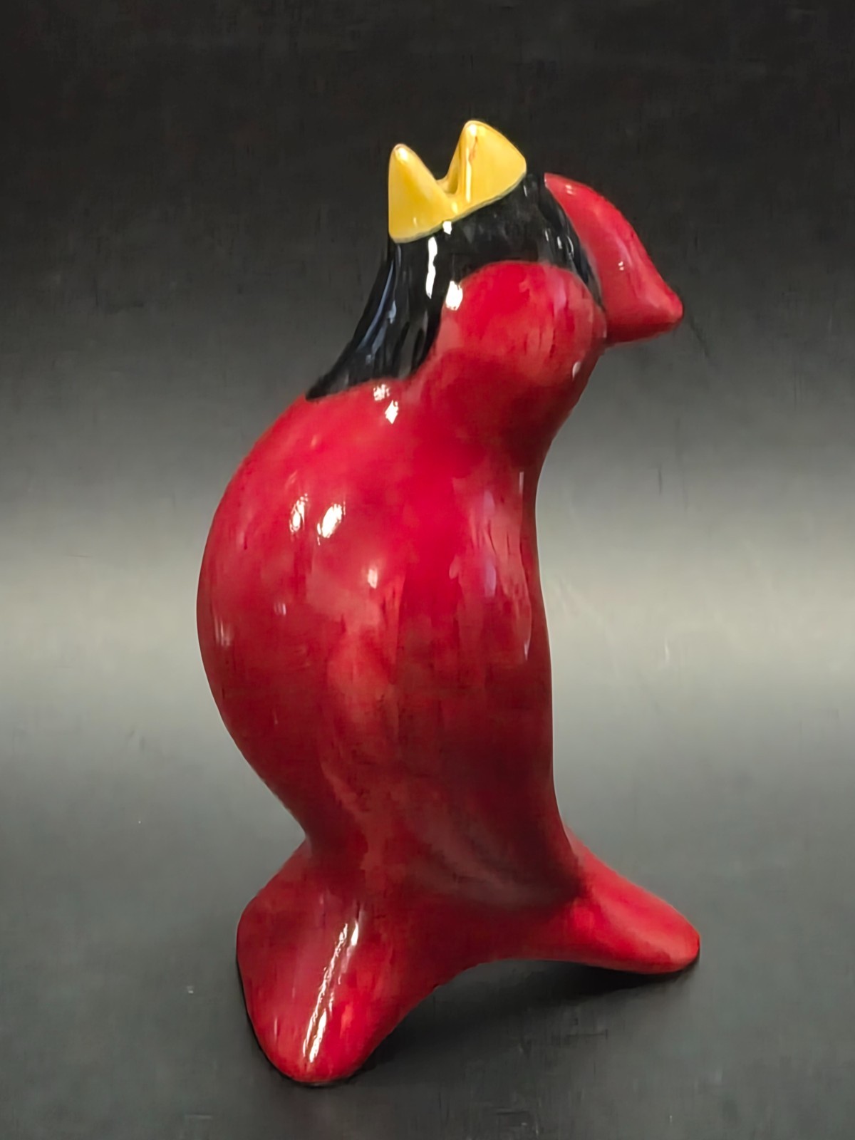 Vintage 2004 Pfaltzgraff Pie Bird Red Cardinal Vent Williams Sonoma