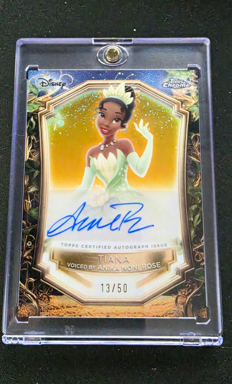 2025 Topps Disney Wonder Tiana Anika Noni Rose Auto /50 Enchantments EA-AR