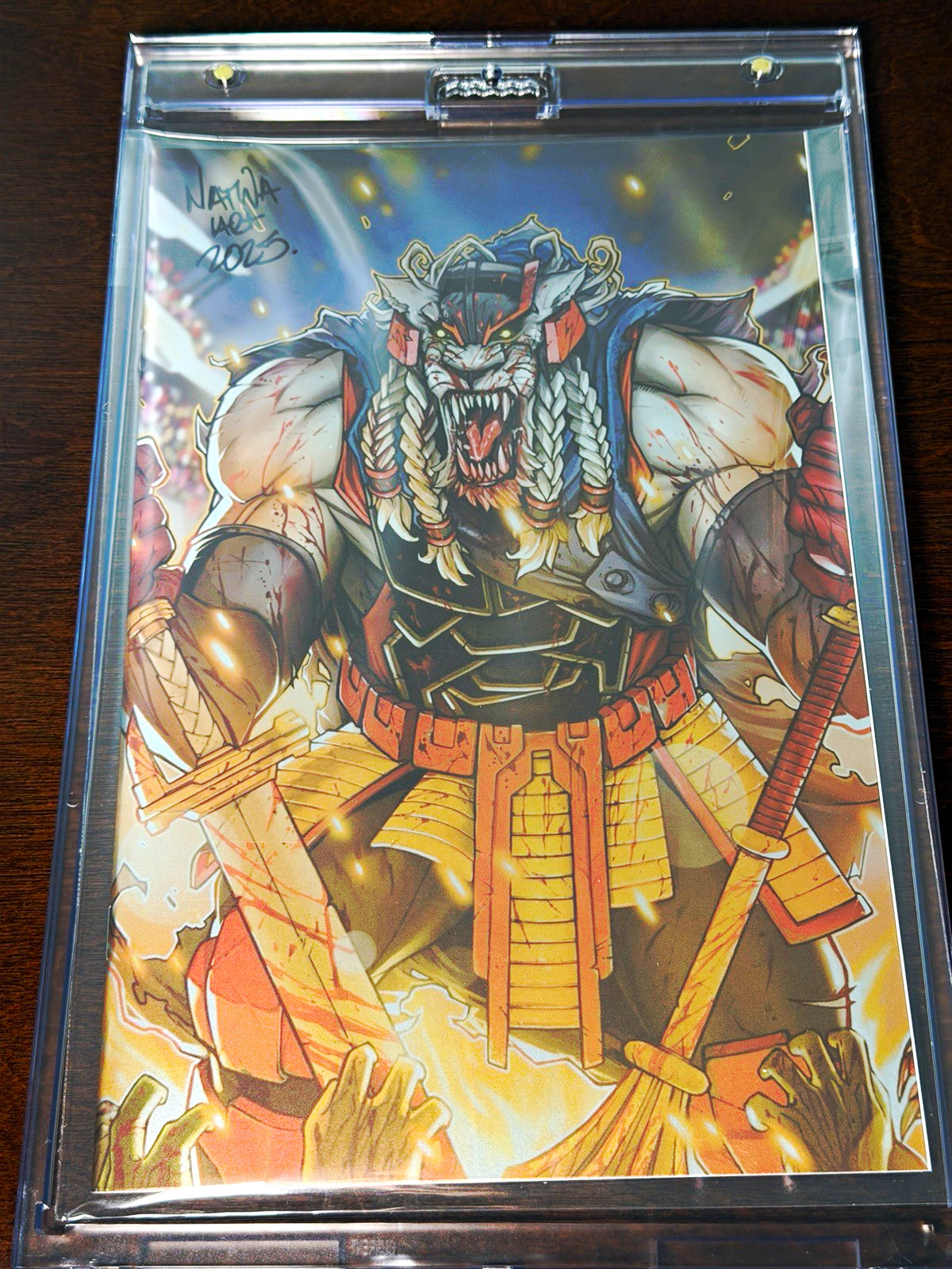 FREE SHIPPING Battle Beast #2 (Invincible) Signed by Nate Melendez w/ COA