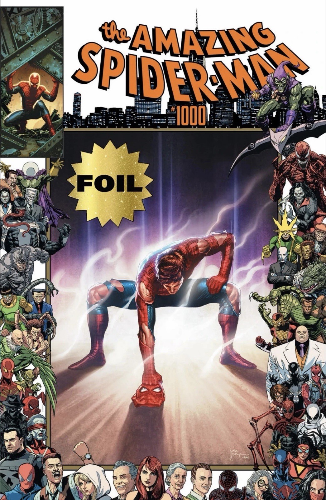 AMAZING SPIDERMAN 1000 36 MICO SUAYAN FOIL NYCC VARIANT NM v7 '26 SHIPPED