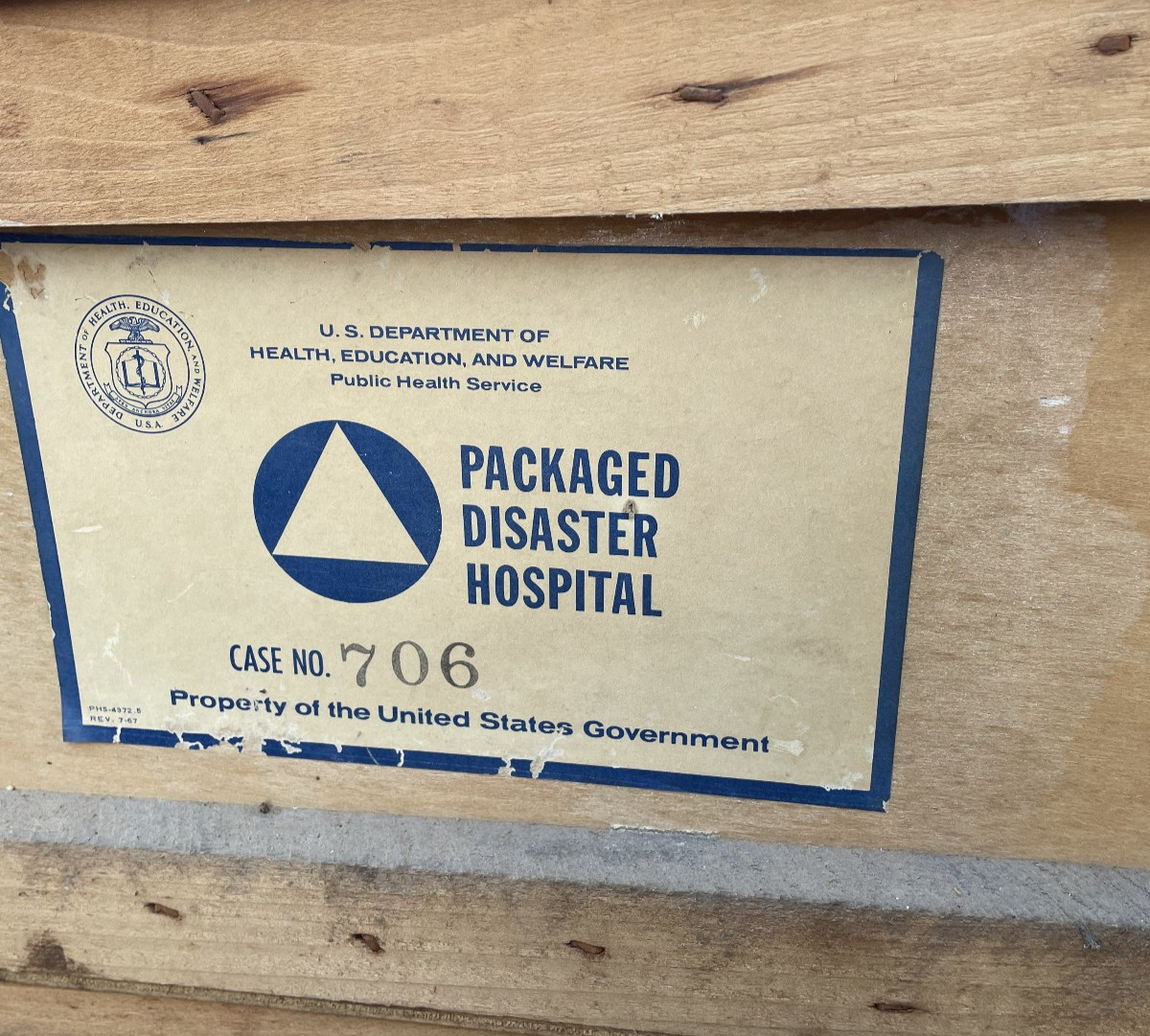 Military Stretchers NATO Historical Artifact Vintage Unopened Crate 3 NEW NIB