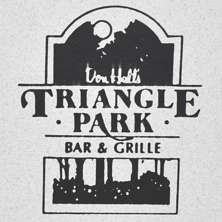 1990s Triangle Park Bar & Grille Restaurant Menu 3010 Trier Road Fort Wayne IN 1
