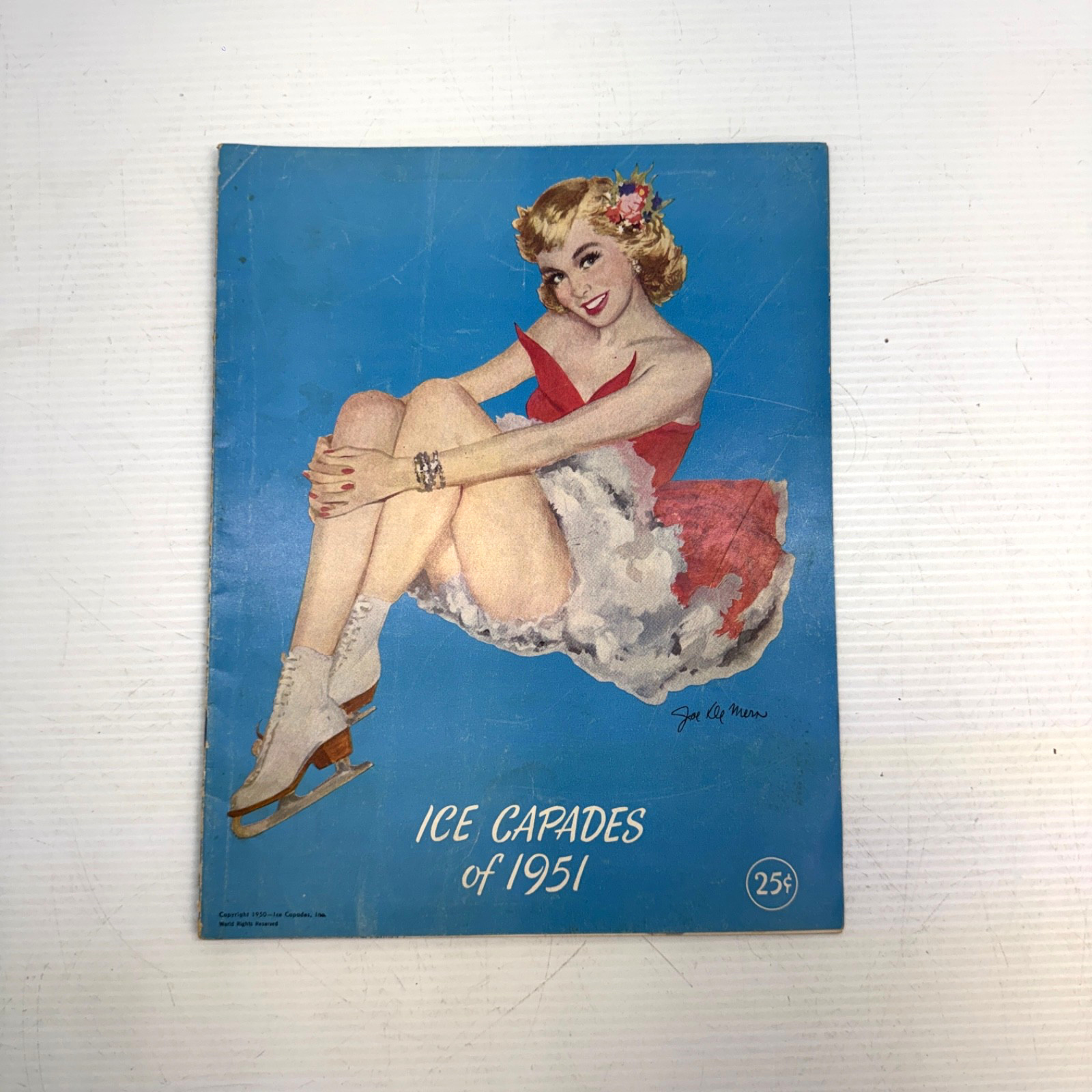 1950\'s Ice Skating Program: Ice Capades of 1951 Vintage Ephemera