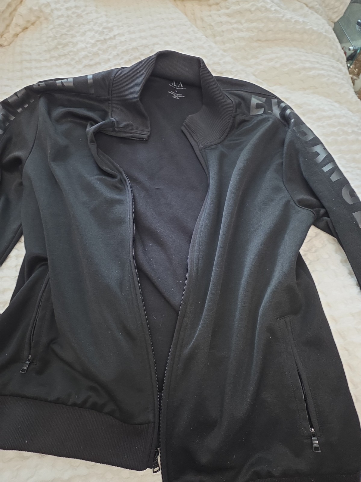 Armani Exchange Light Jacket Size Large Color Black