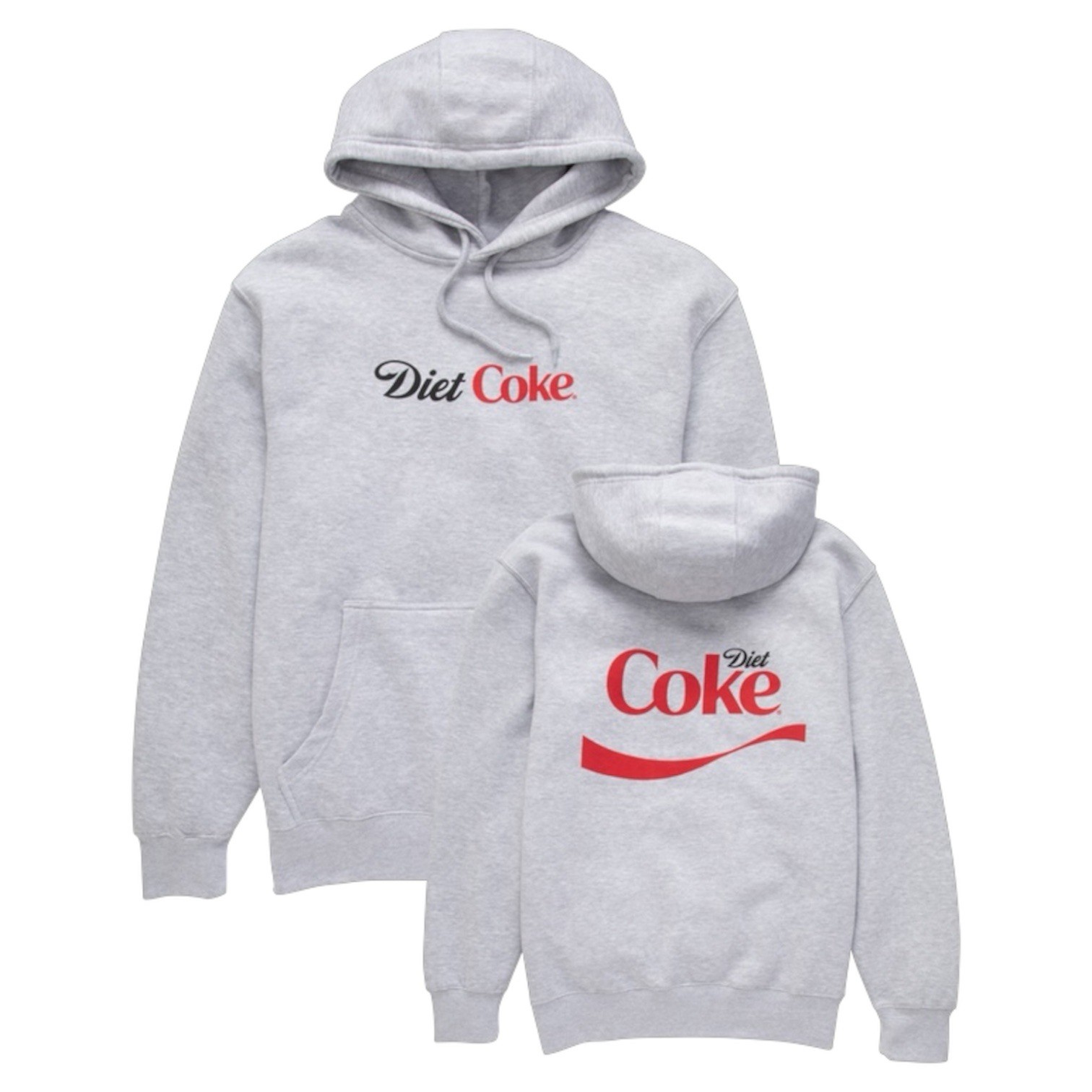 Coca-Cola Diet Coke Gray Crewneck Pullover Sweatshirt Red Logo Women’s Size S