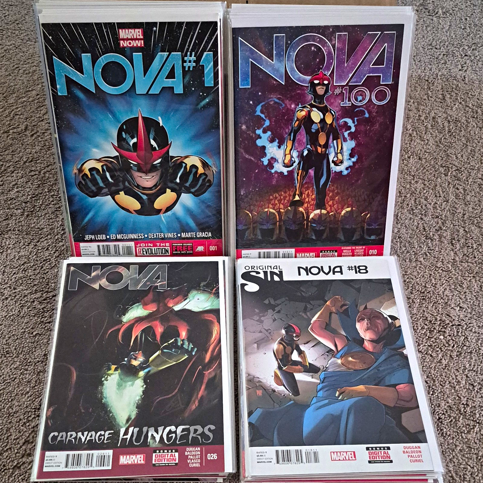 Nova Vol. 5 (2013) #1-27, 29-31, Annual #1, & Special W/ Variant Cover