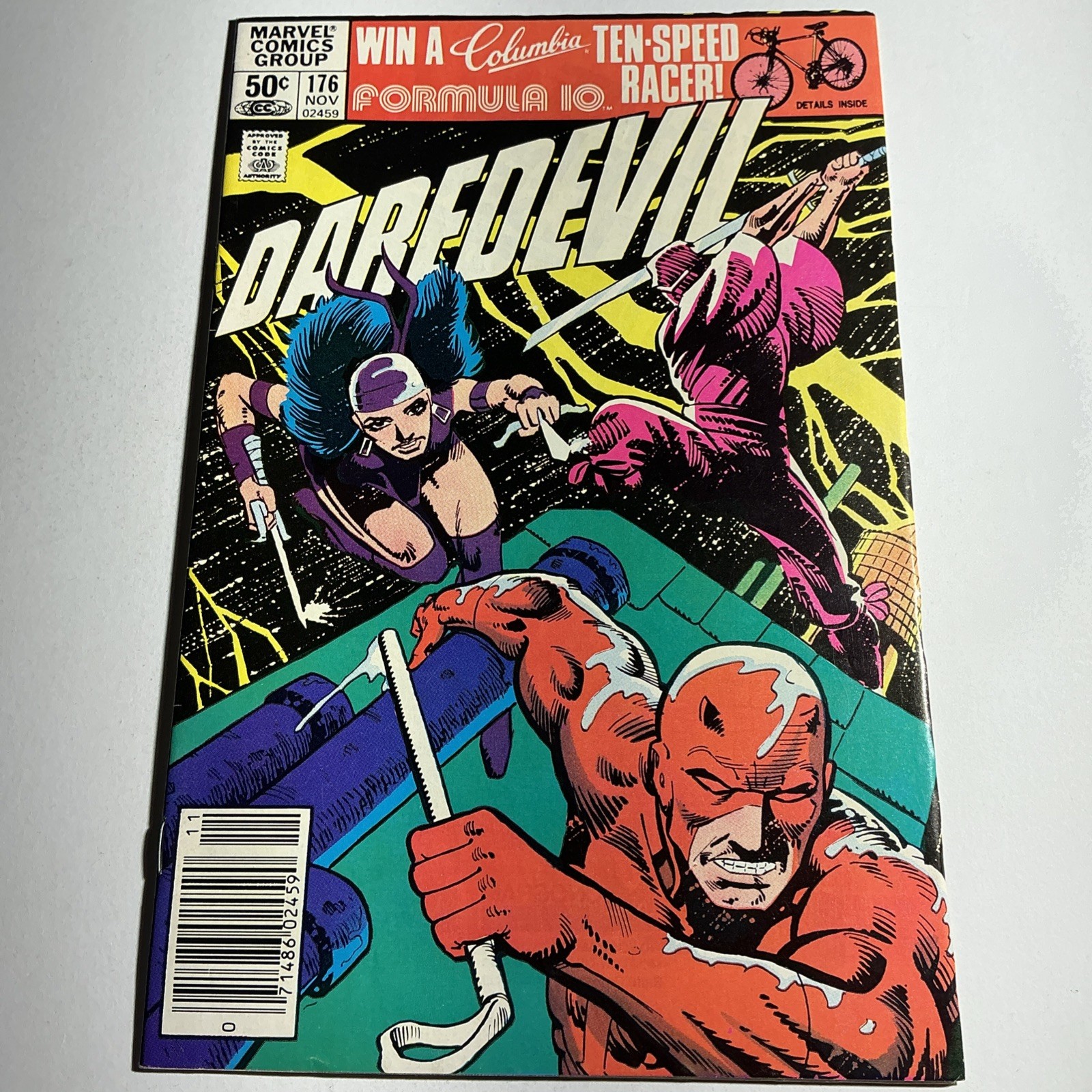 Daredevil #176 Newsstand Variant Marvel Comics 1981 VF 1st. App Stick Comic Book