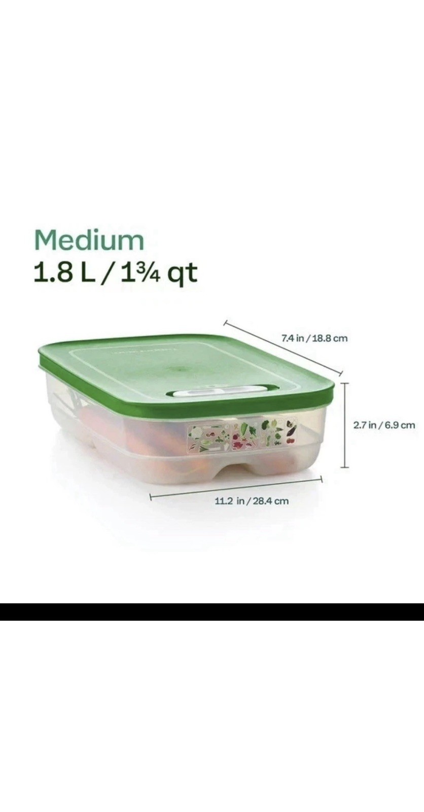 Tupperware Fridgesmart SET OF 4 CONTAINERS