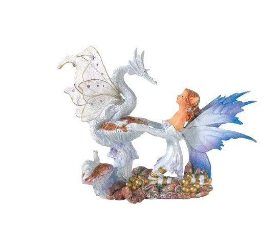fairy and dragon figurines
