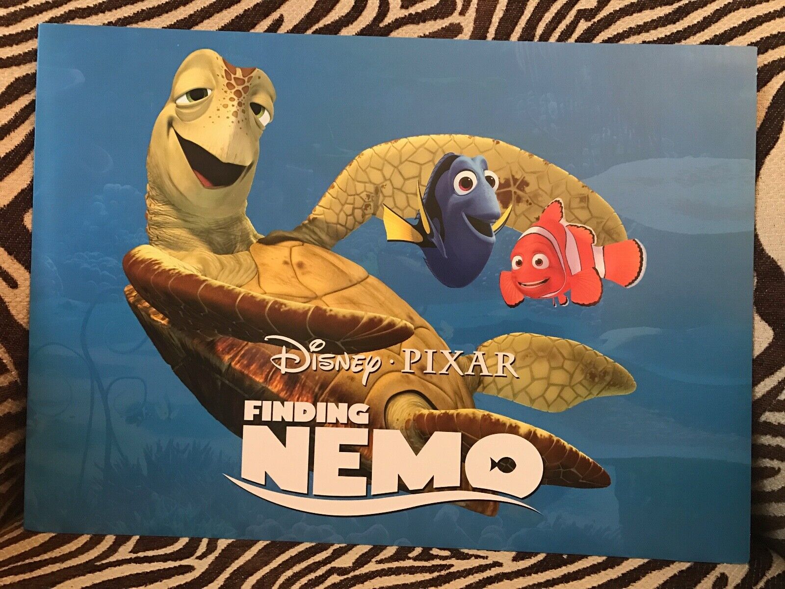 Disney Store Walt Disney’s Finding Nemo Movie Lithograph Commemorative Set of 4