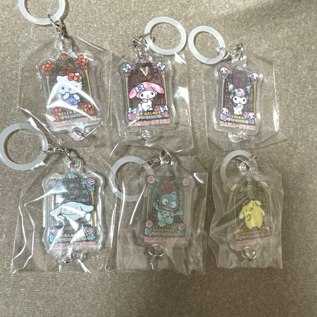 Hama Sushi Hama-ko Set Limited Sanrio Mark Charm Complete Set