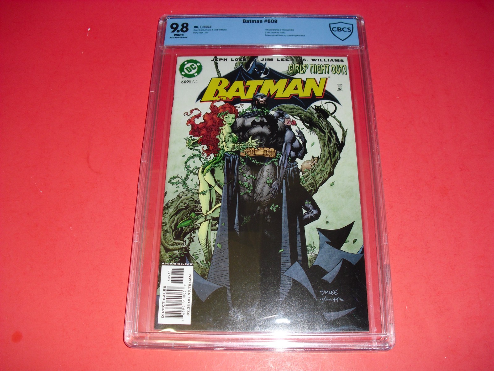 Batman #609 CBCS 9.8 from 2003 DC 1st app Thomas Elliot Hush NM L125