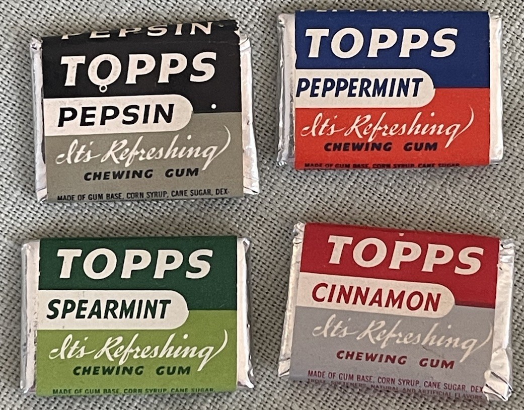 Vintage 1940’s TOPPS TAB CHEWING GUM  Lot Of 4  Sealed  New Old Stock
