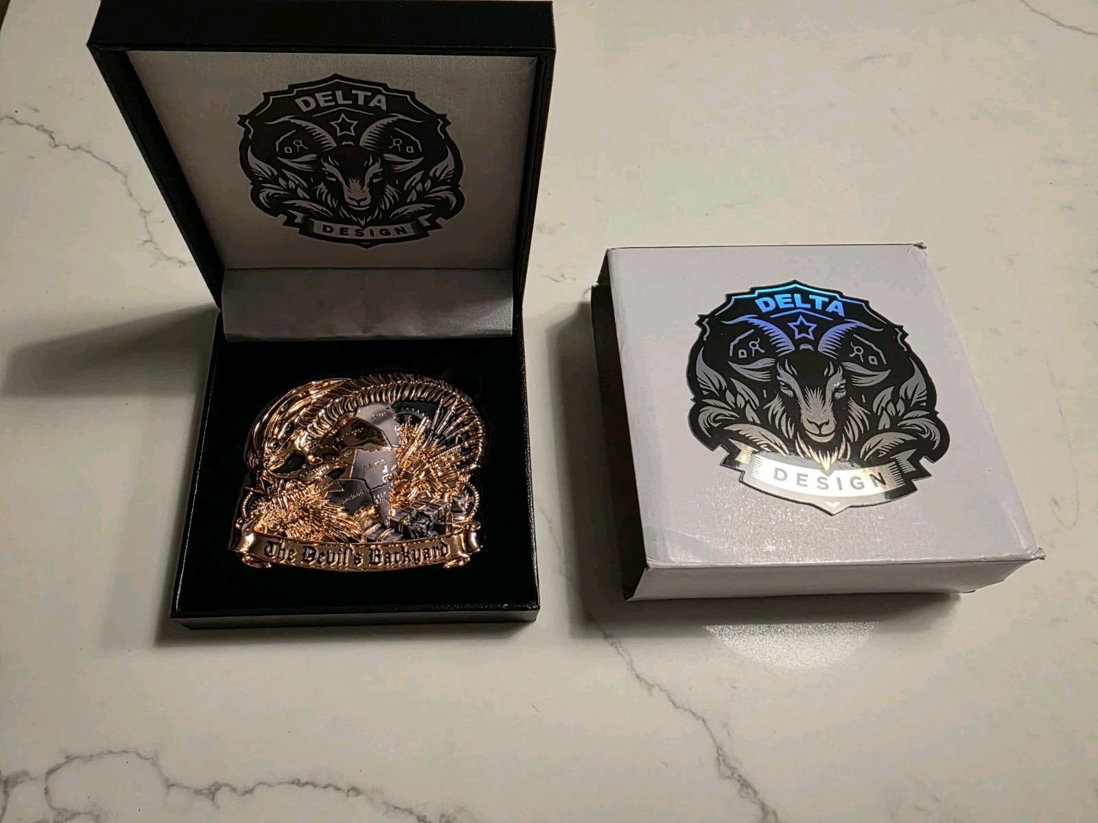 🔥RARE🔥 Delta Design DEA Camden NJ Skull Serialized To 50 Challenge Coin