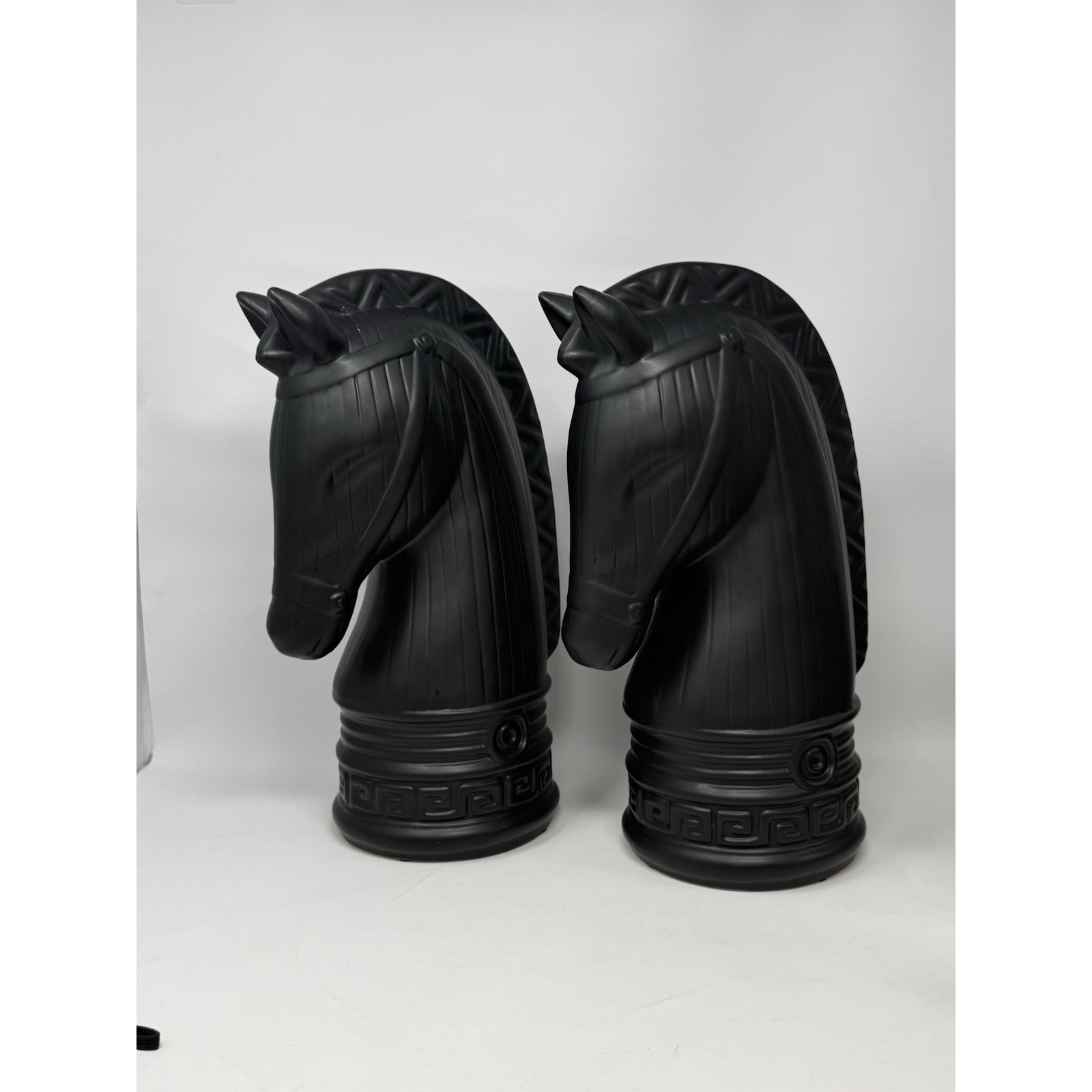 Jonathon Adler X Michaels  Large Horse Head Table Decor Black Pair New