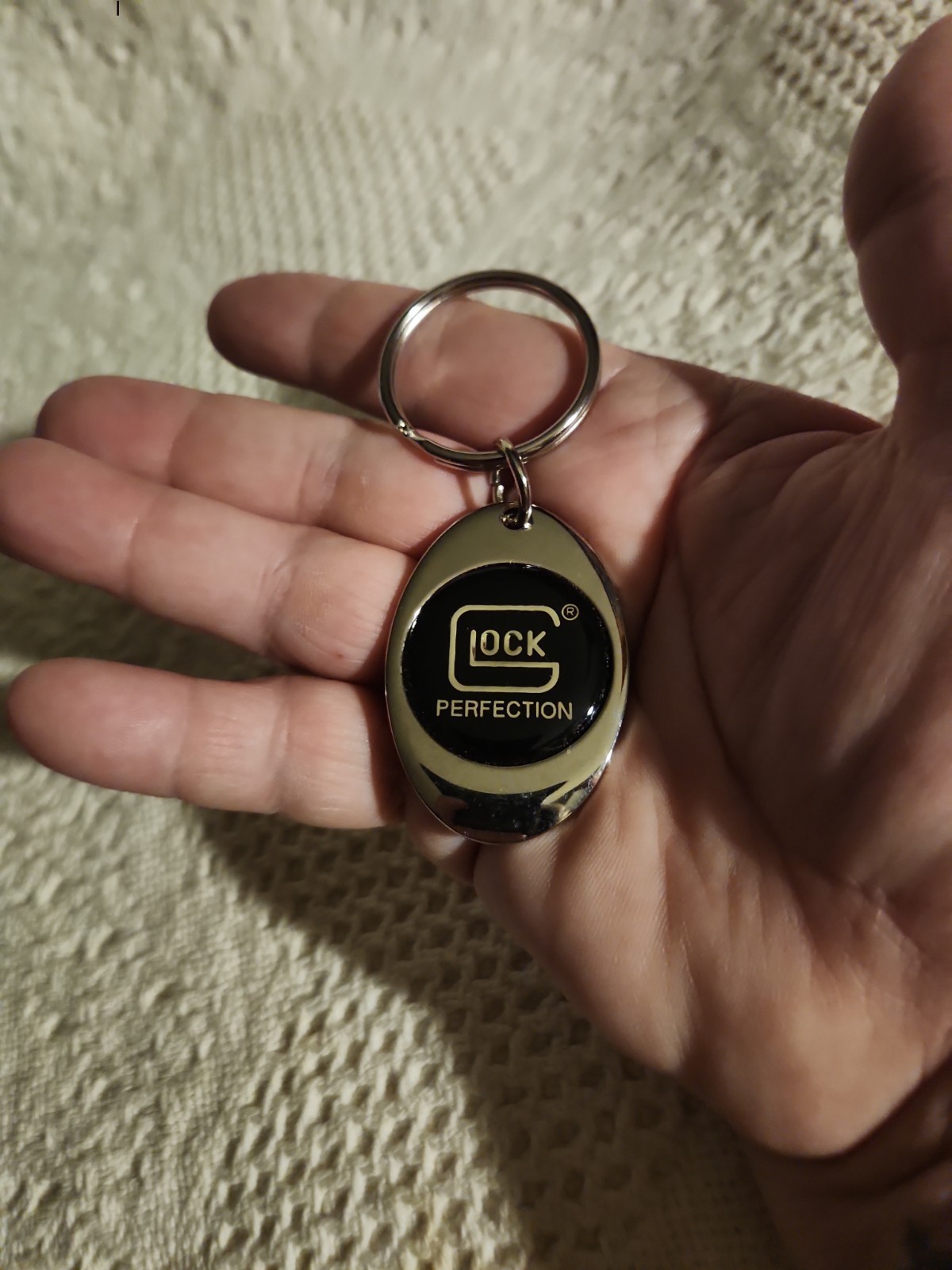 GLOCK PERFECTION Metal Logo Keychain Accessory Gear 