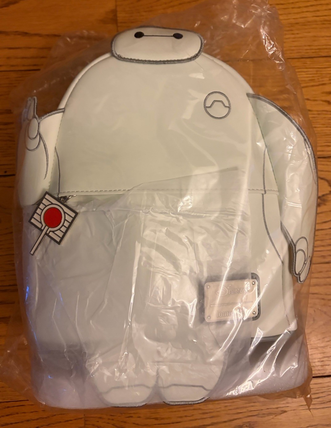 Loungefly Disney Big Hero 6 Baymax Glow in the Dark Mini Backpack NWT 