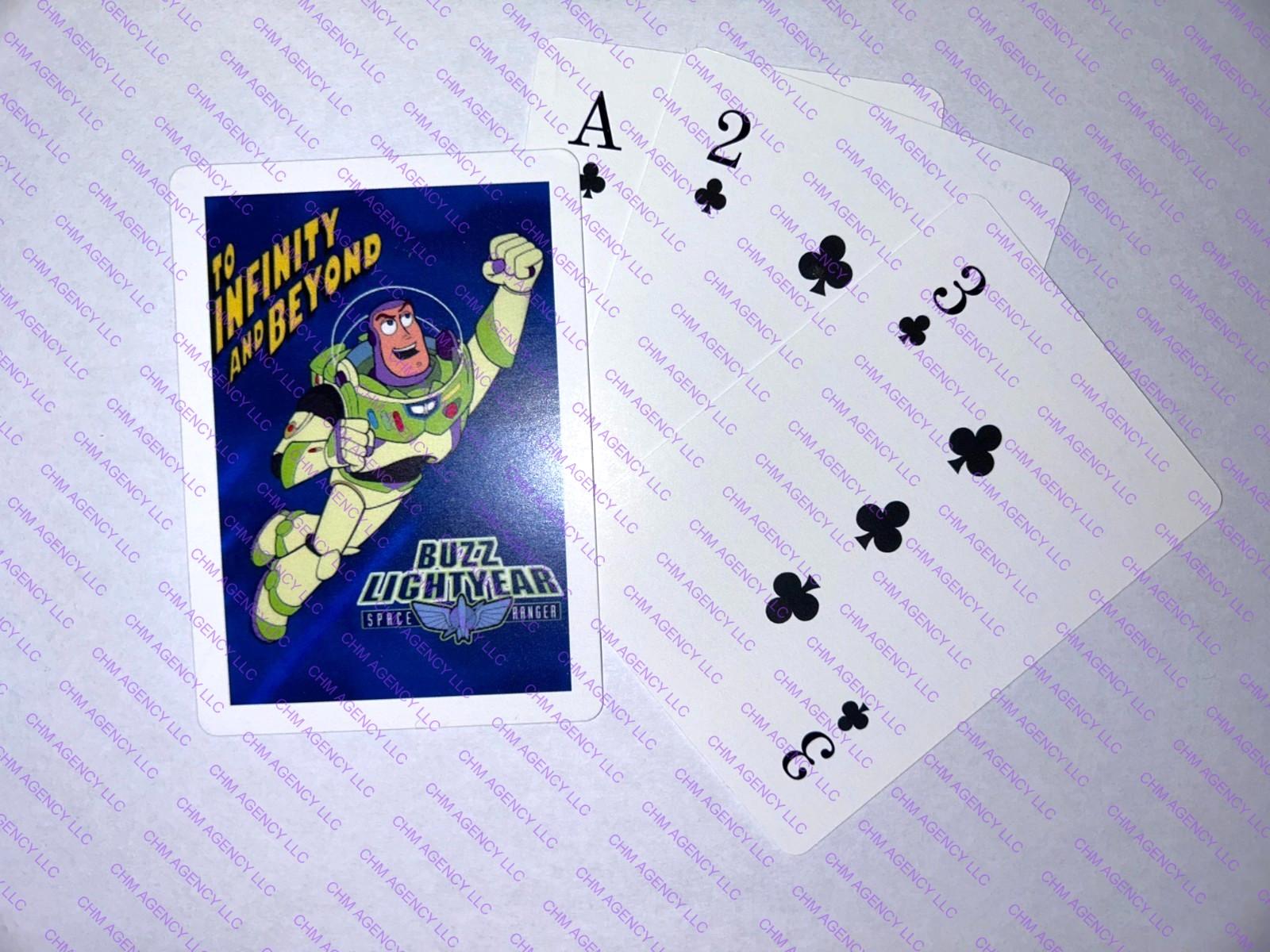 CUSTOM Buzz Lightyear playing cards MOVIE ACCURATE Toy Story Collector Item RARE