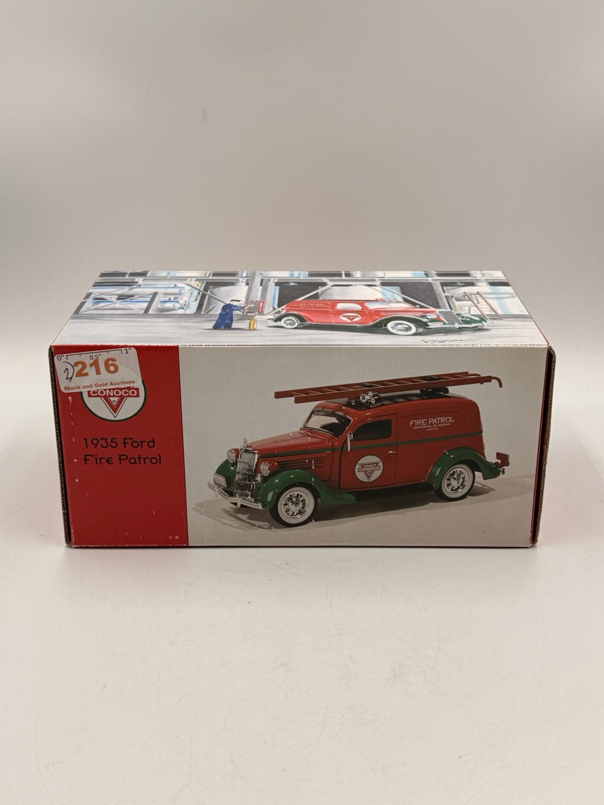 Vintage: Conoco 1935 Ford Fire Patrol die cast car Crown Premiums