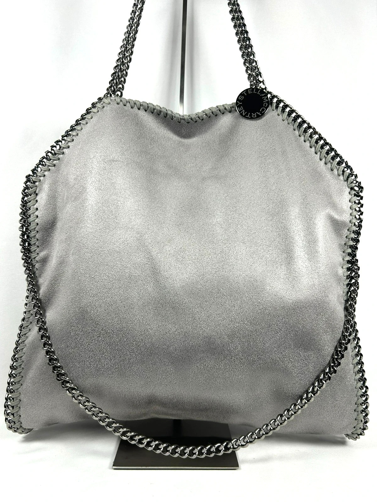 Stella mccartney falabella foldover bag Dark Gray 510440